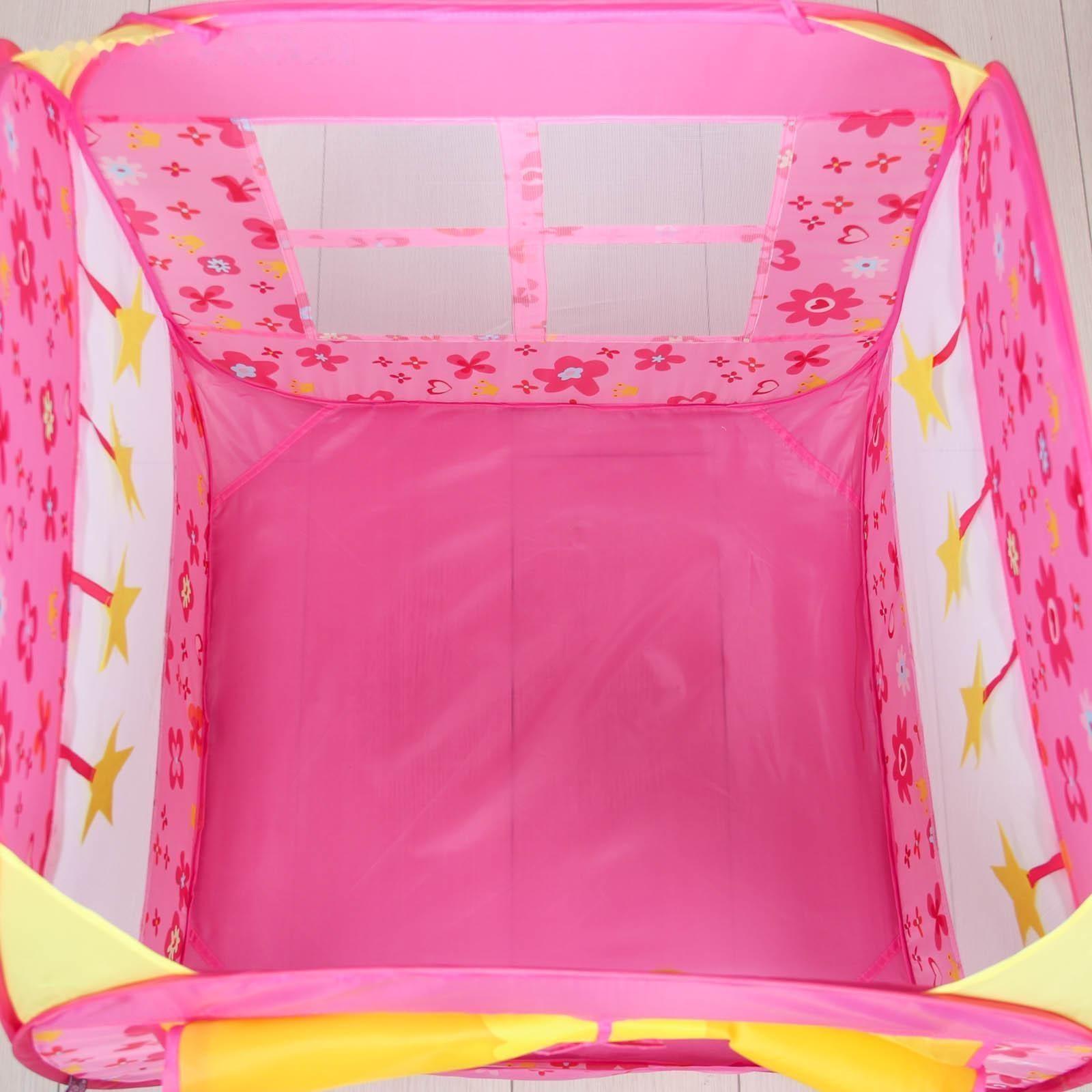 Игровая палатка «Дом принцессы», цвет розовый, металлический каркас