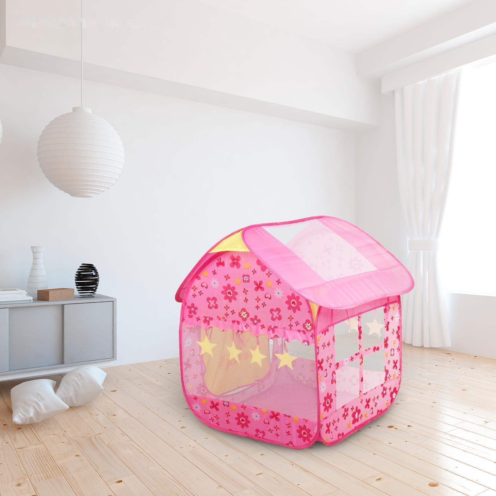 Игровая палатка «Дом принцессы», цвет розовый, металлический каркас