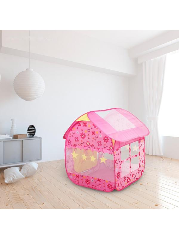 Игровая палатка «Дом принцессы», цвет розовый, металлический каркас