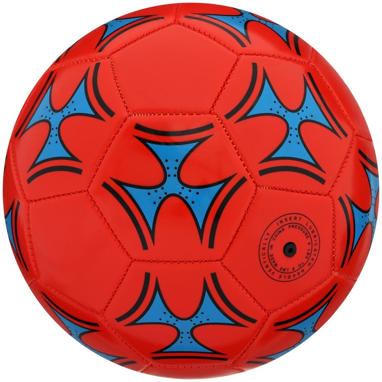 Мяч футбольный, ПВХ, машинная сшивка, 32 панели, размер 5, цвета микс