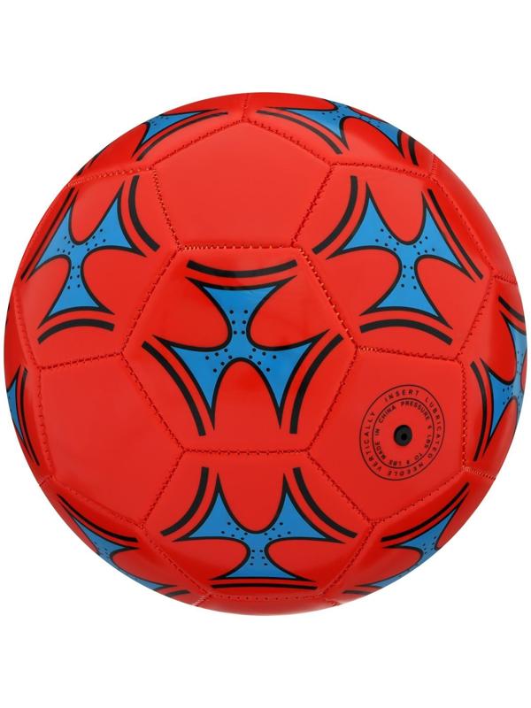 Мяч футбольный, ПВХ, машинная сшивка, 32 панели, размер 5, цвета микс