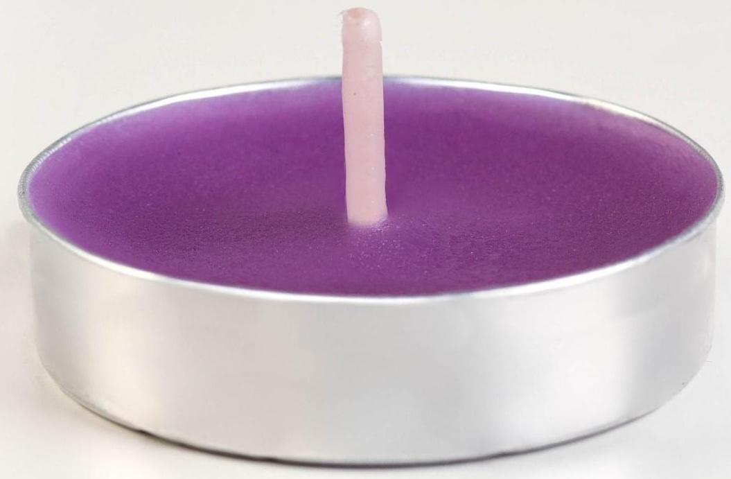 Набор свечей чайных ароматических, 6 шт, лаванда