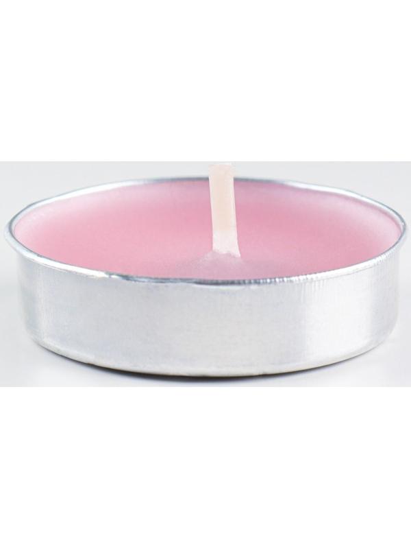 Набор свечей чайных ароматических, 6 шт, роза