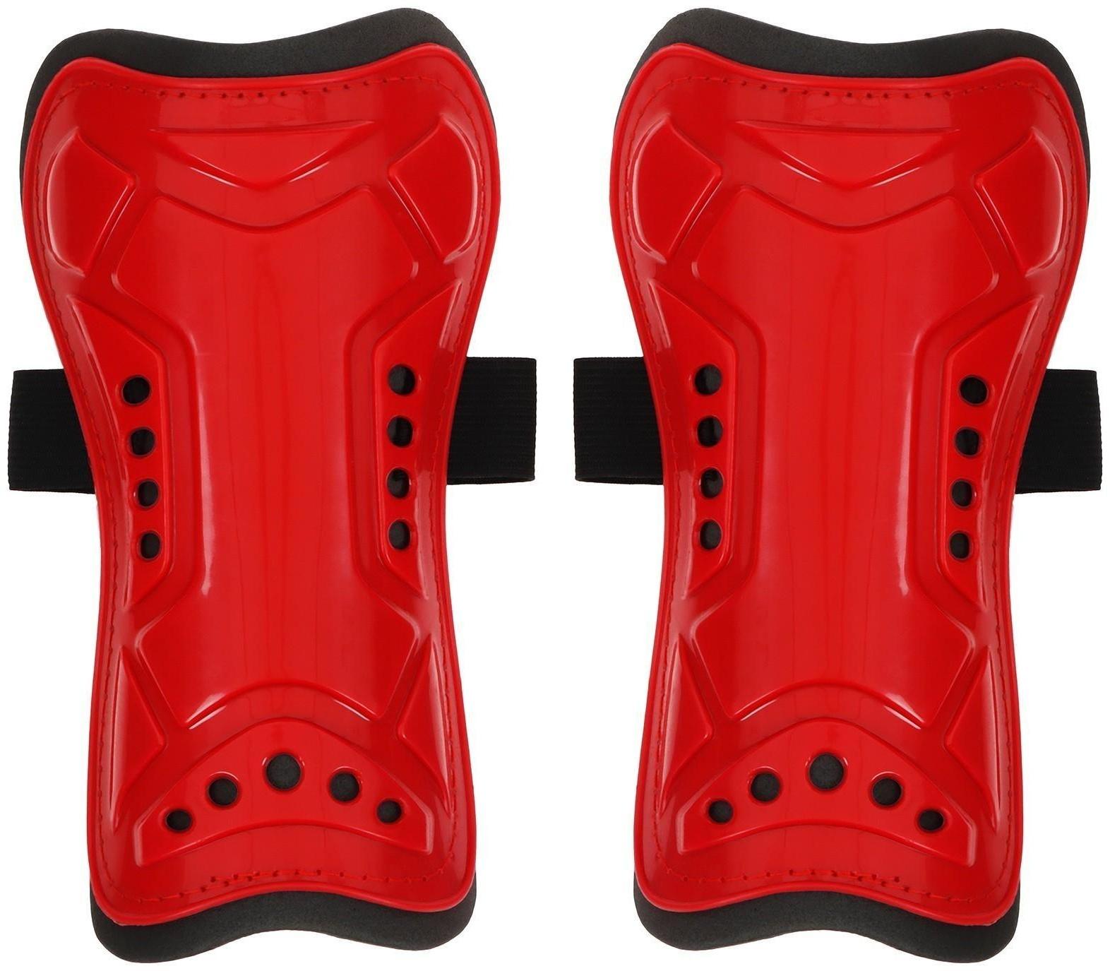 Щитки футбольные подростковые, цвета МИКС