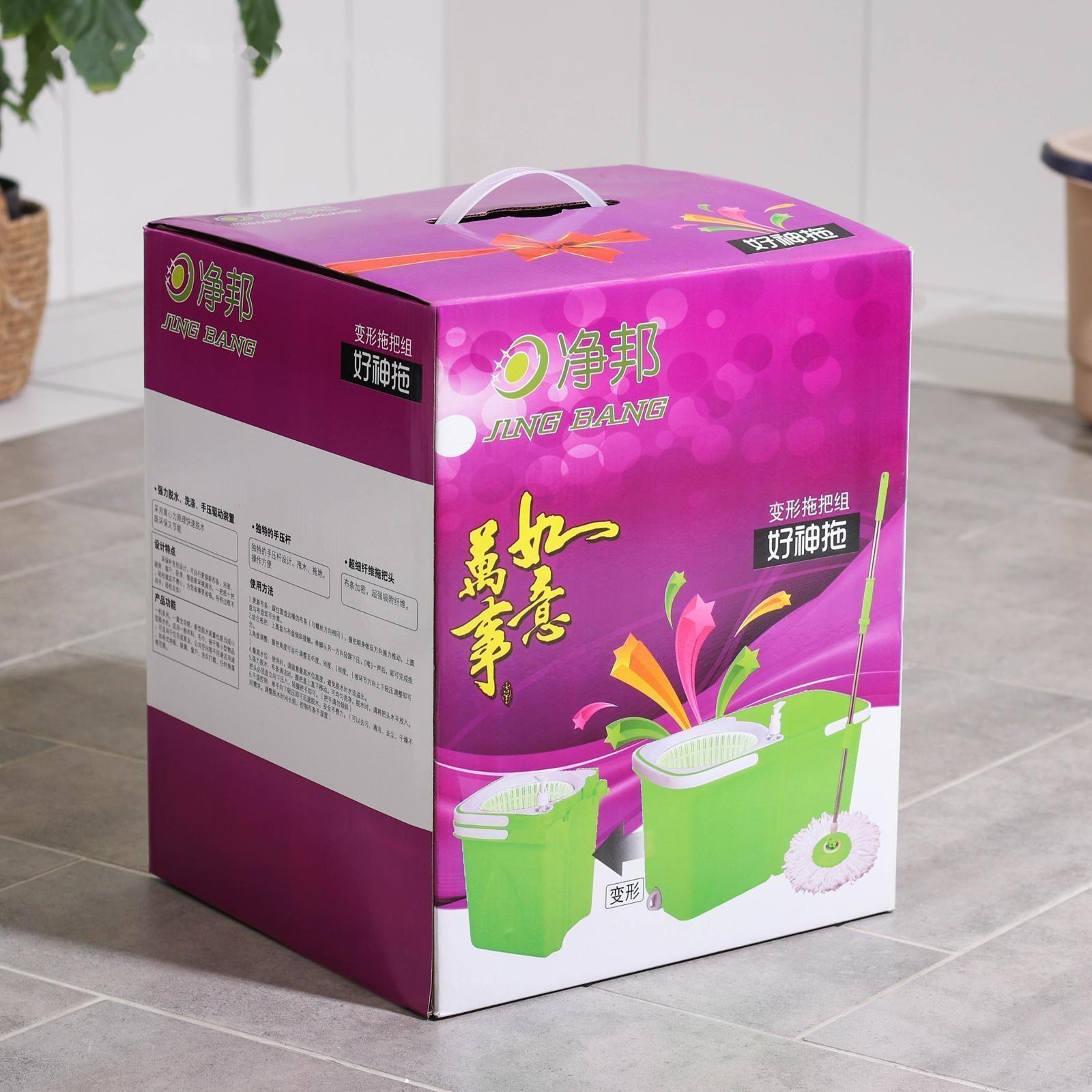 Набор для уборки: швабра, складное ведро с металлической центрифугой 20 л, запасная насадка, цвет МИКС