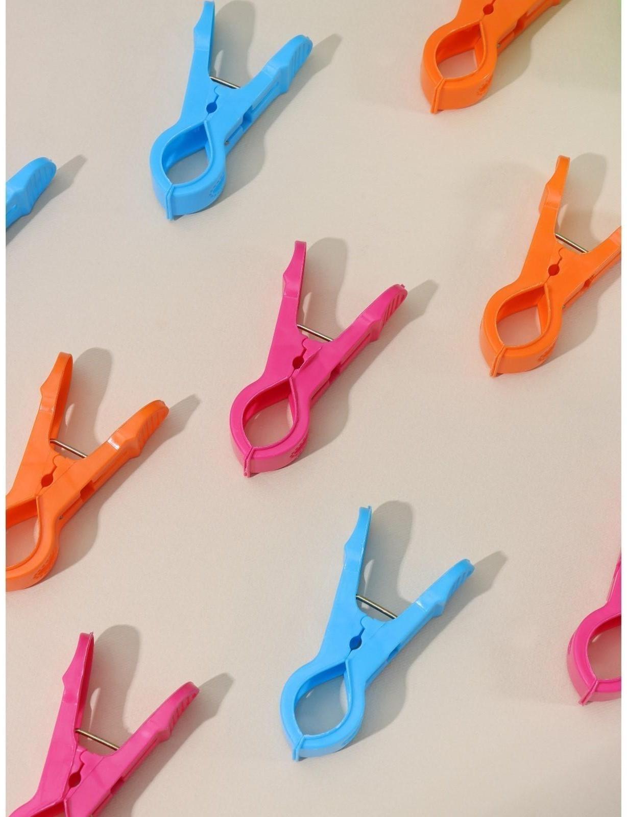 Набор прищепок бельевых в корзинке Доляна, 7,5 см, 36 шт, цвет МИКС