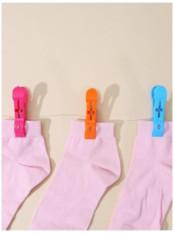 Набор прищепок бельевых в корзинке Доляна, 7,5 см, 36 шт, цвет МИКС