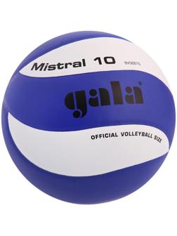 Мяч волейбольный Gala Mistral 10, BV5661S, размер 5, PU, бутиловая камера, клееный
