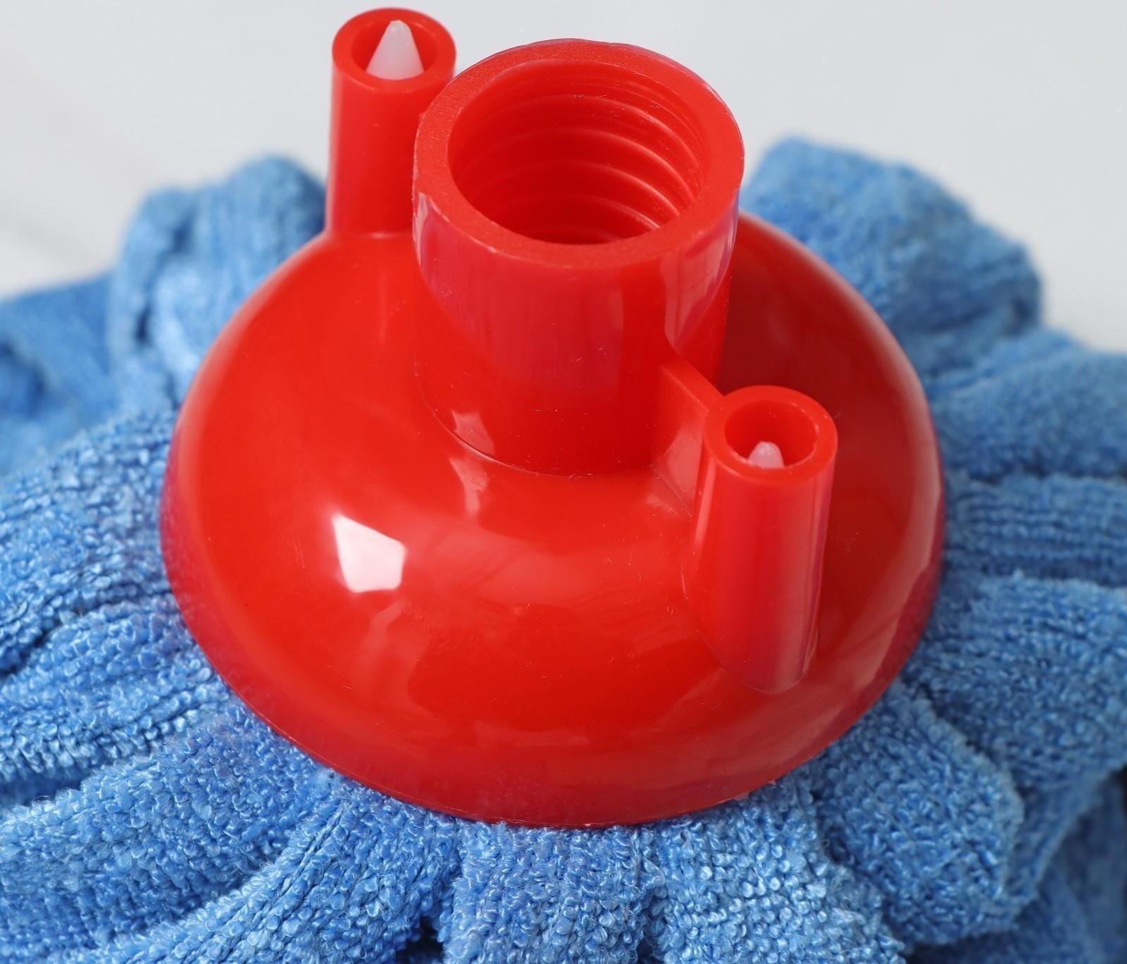 Насадка для швабры ленточная Доляна, микрофибра, 140 гр, цвет МИКС