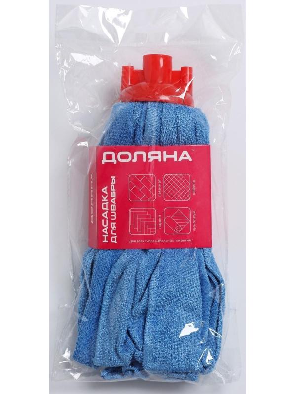 Насадка для швабры ленточная Доляна, микрофибра, 140 гр, цвет МИКС