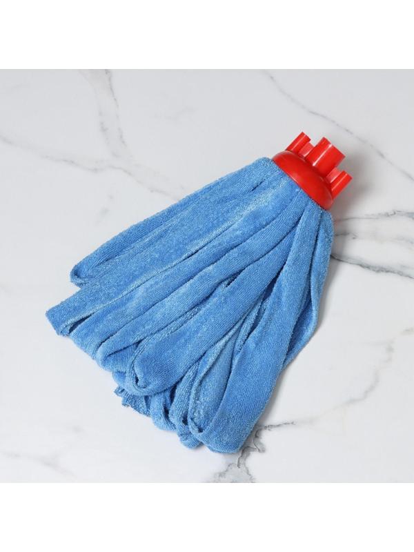 Насадка для швабры ленточная Доляна, микрофибра, 140 гр, цвет МИКС