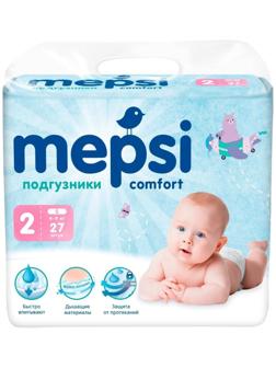 Подгузники Mepsi-премиум S (4-9 кг), 27 шт