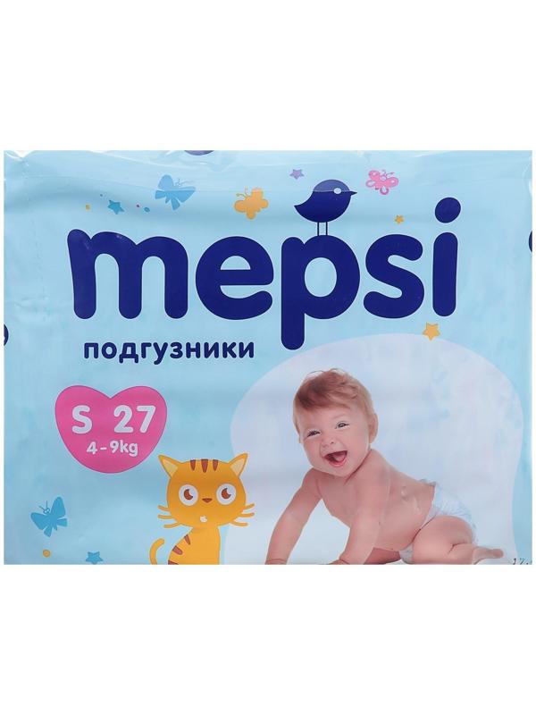 Подгузники Mepsi-премиум S (4-9 кг), 27 шт