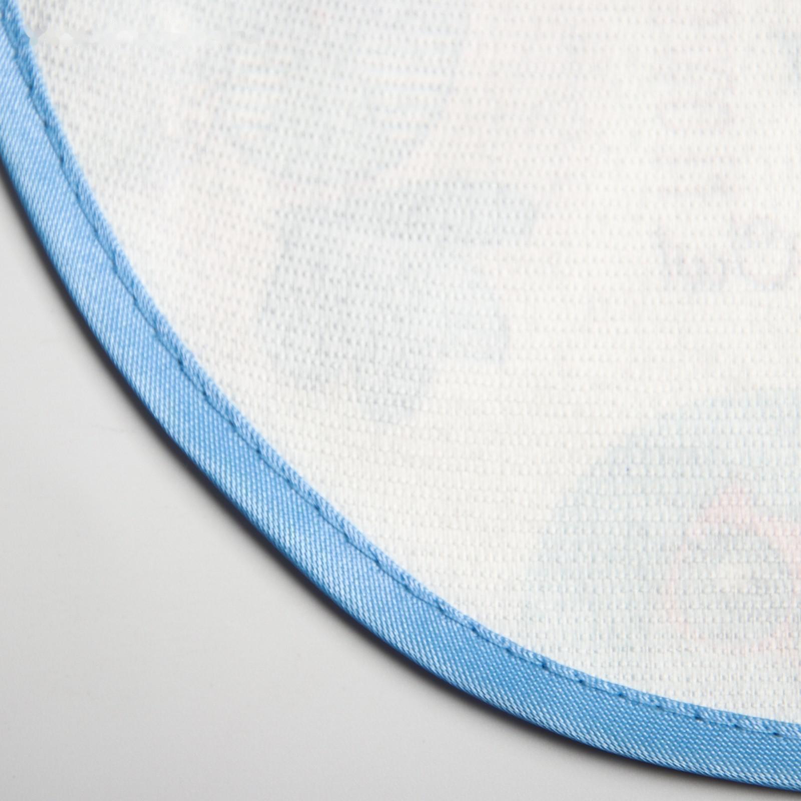 Фартук-нагрудник с карманом, из ткани с ПВХ покрытием, рисунок «Совы», цвет микс, 0071