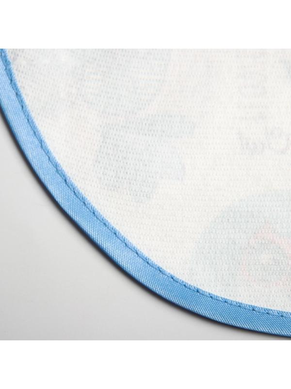 Фартук-нагрудник с карманом, из ткани с ПВХ покрытием, рисунок «Совы», цвет микс, 0071