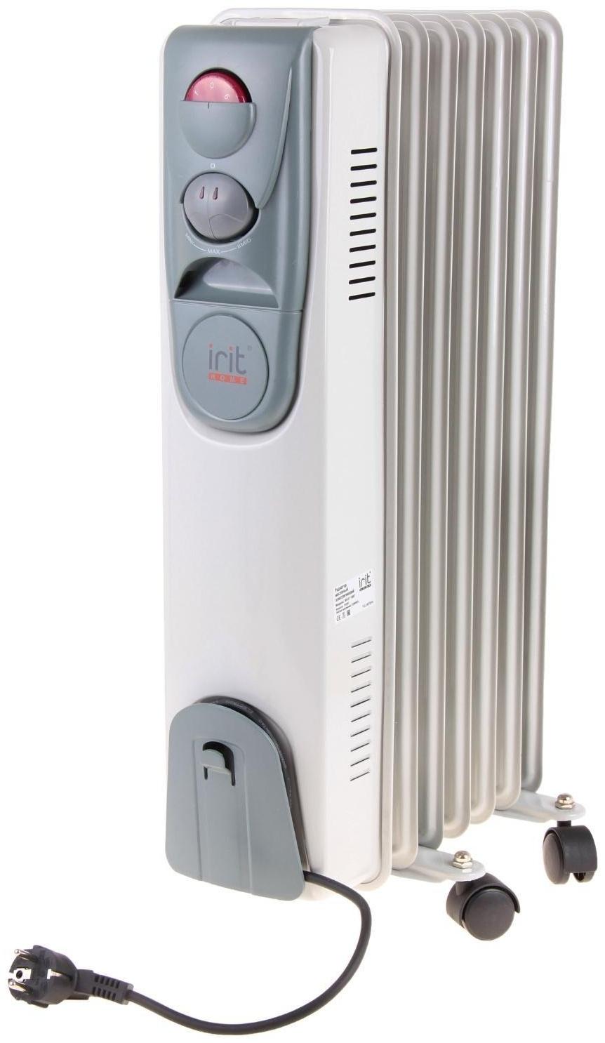 Обогреватель Irit IR-07-1507, масляный, 1500 Вт, 7 секций, 20 м²