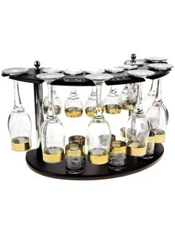 Мини-бар 18 предметов шампанское, гравировка 200/55/50 мл