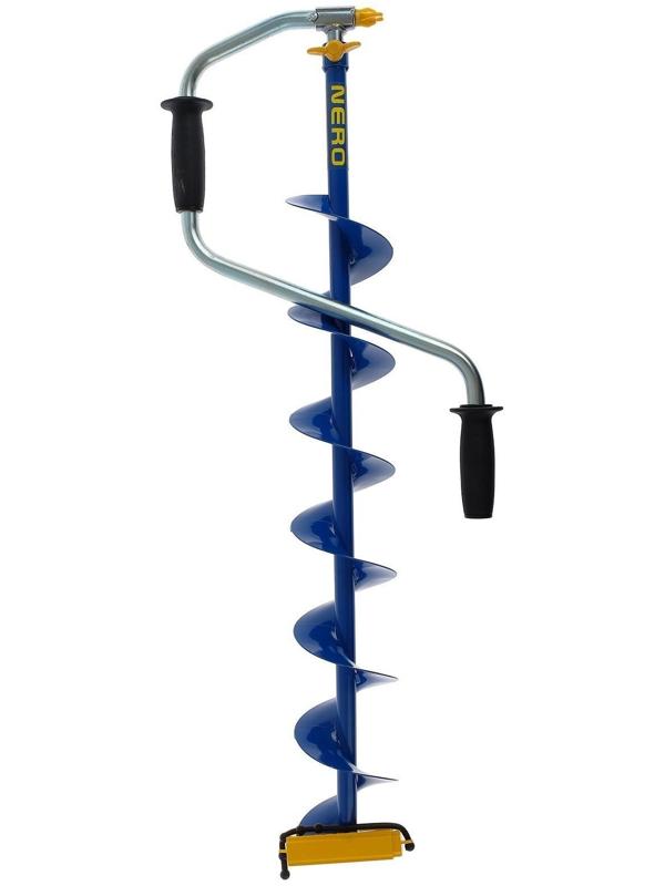 Ледобур NERO-130Т телескопический, L-шнека 0.74 м, L-транспортировочная 0.93 м, L-рабочая 1.5 м, 3.05 кг