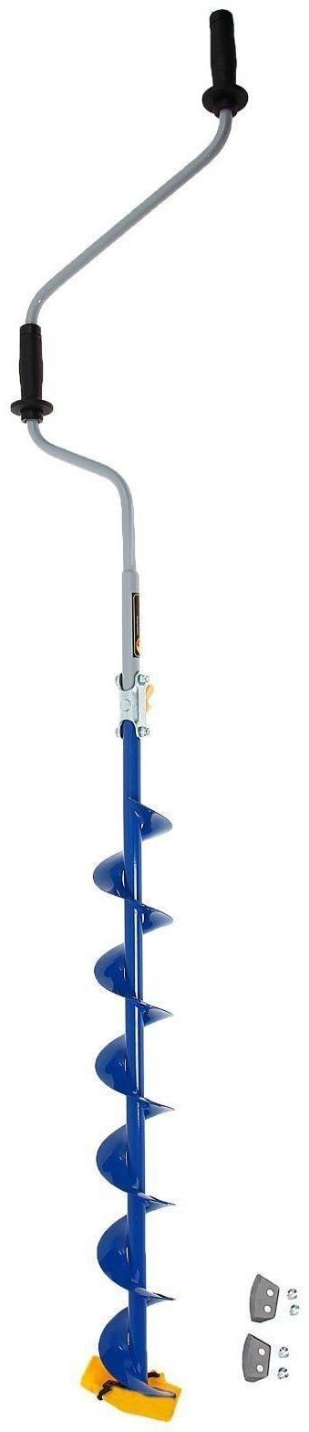 Ледобур NERO-110-2, L-шнека 0.74  м, L-транспортировочная 0.88 м, L-рабочая 1.1 м, 2.3 кг