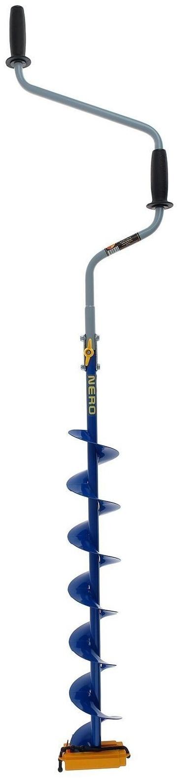Ледобур NERO-130-2, L-шнека 0.74 м, L-транспортировочная 0.92 м, L-рабочая 1.1 м, 2.9 кг