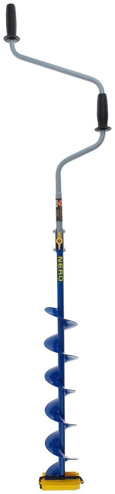 Ледобур NERO-130-1, L-шнека 0.62 м, L-транспортировочная 0.88 м, L-рабочая 1.1 м, 2.6 кг