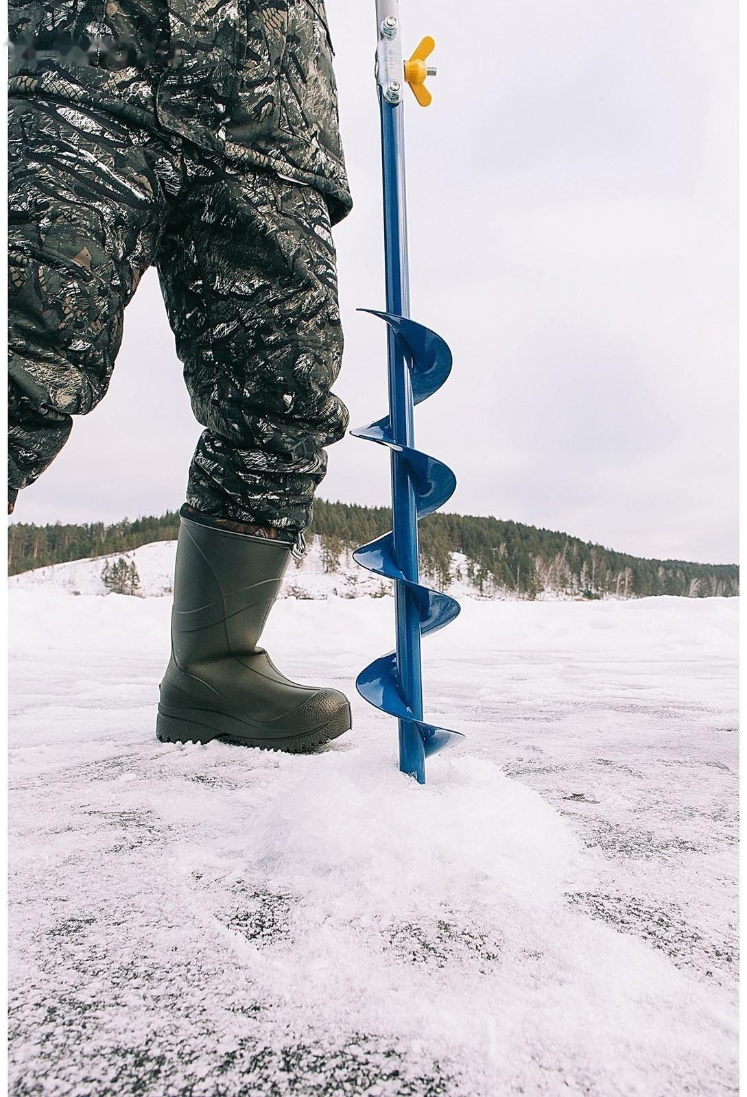 Ледобур NERO-130-1, L-шнека 0.62 м, L-транспортировочная 0.88 м, L-рабочая 1.1 м, 2.6 кг