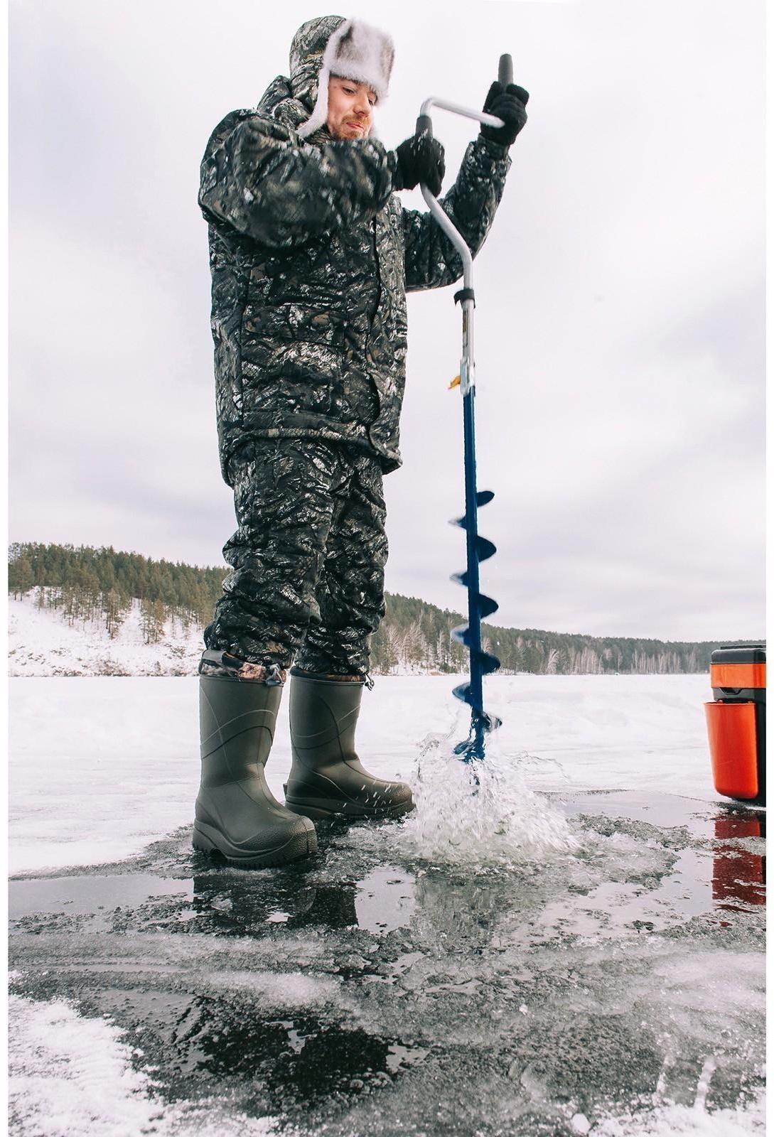 Ледобур NERO-110-1, L-шнека 0.62 м, L-транспортировочная 0.88 м, L-рабочая 1.1 м, 2.2 кг