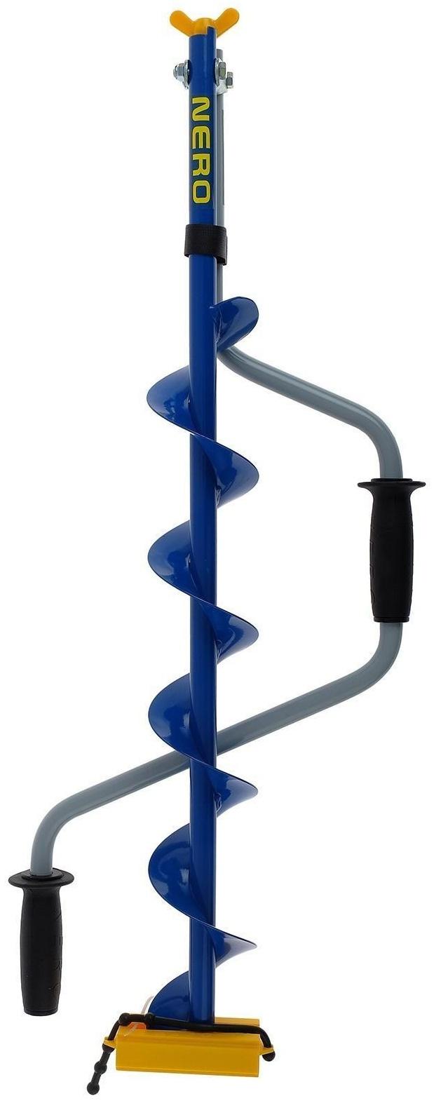 Ледобур NERO-110-1, L-шнека 0.62 м, L-транспортировочная 0.88 м, L-рабочая 1.1 м, 2.2 кг