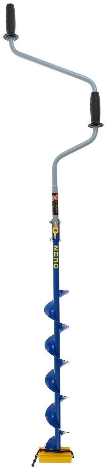 Ледобур NERO-110-1, L-шнека 0.62 м, L-транспортировочная 0.88 м, L-рабочая 1.1 м, 2.2 кг