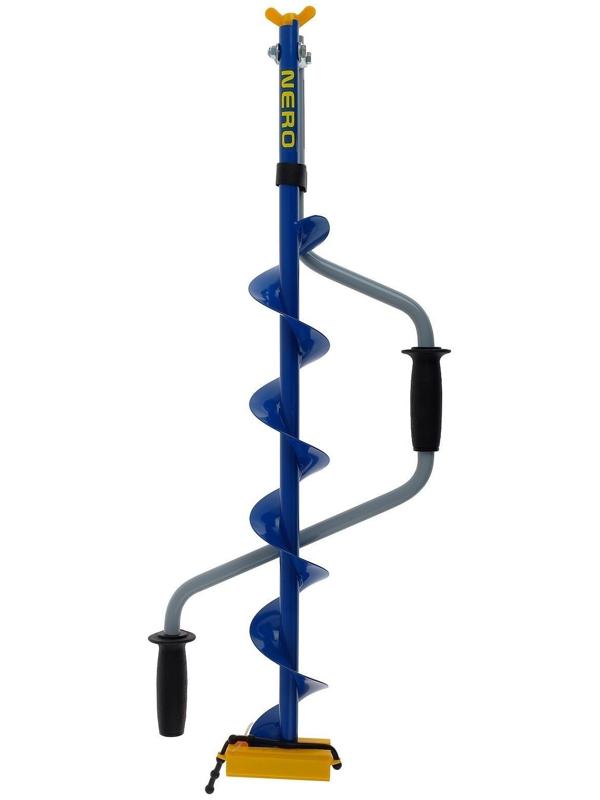 Ледобур NERO-110-1, L-шнека 0.62 м, L-транспортировочная 0.88 м, L-рабочая 1.1 м, 2.2 кг