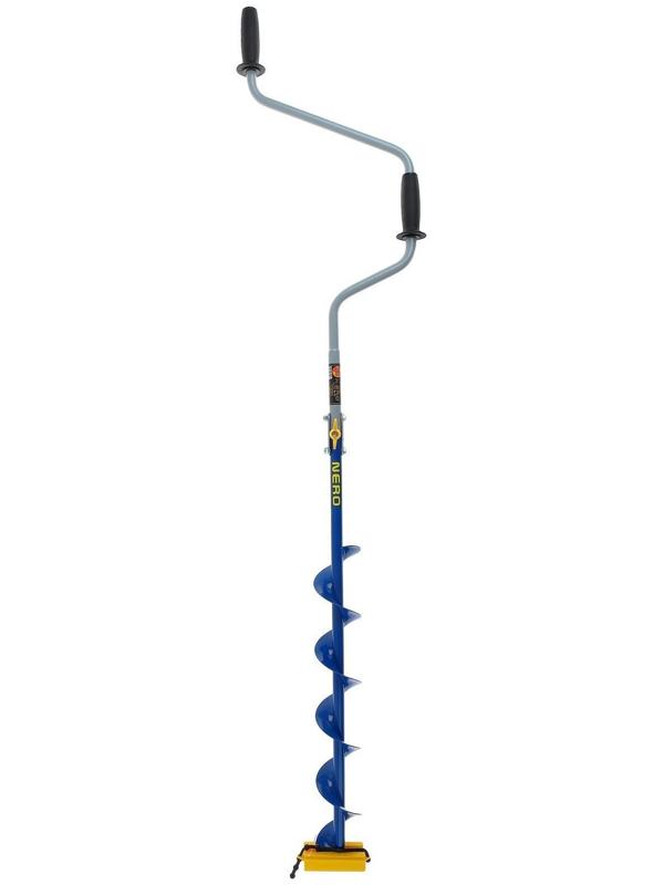 Ледобур NERO-110-1, L-шнека 0.62 м, L-транспортировочная 0.88 м, L-рабочая 1.1 м, 2.2 кг