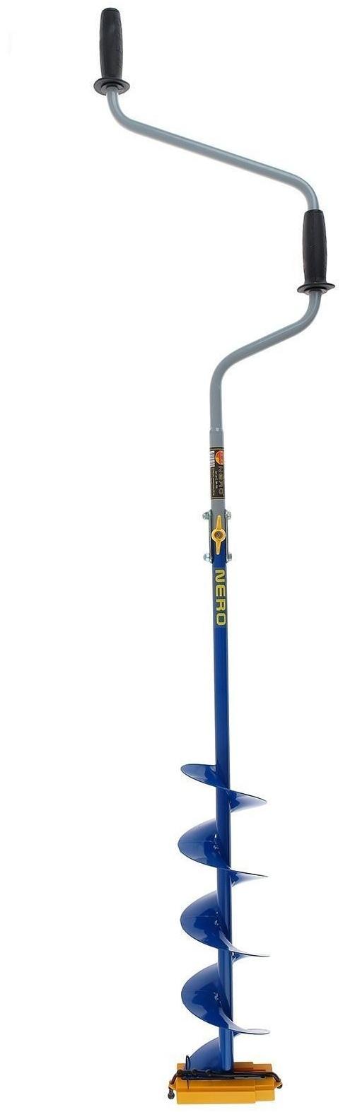 Ледобур NERO-150, L-шнека 0.5 м, L-транспортировочная 0.88 м, L-рабочая 1.1 м, 2.5 кг