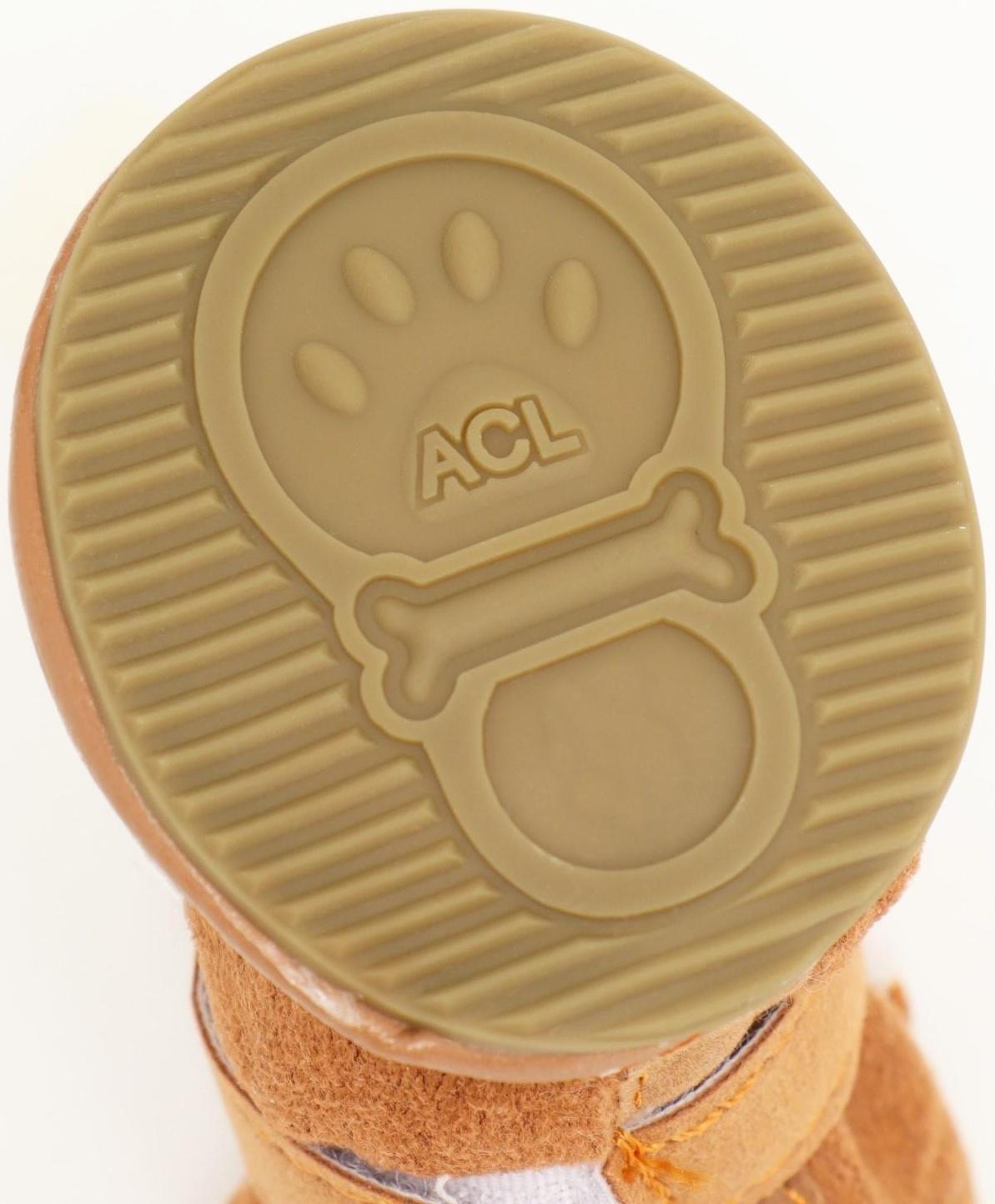 Ботинки Элеганс, набор 4 шт, размер 2 (подошва 4,5 х 3,7 см) коричневые