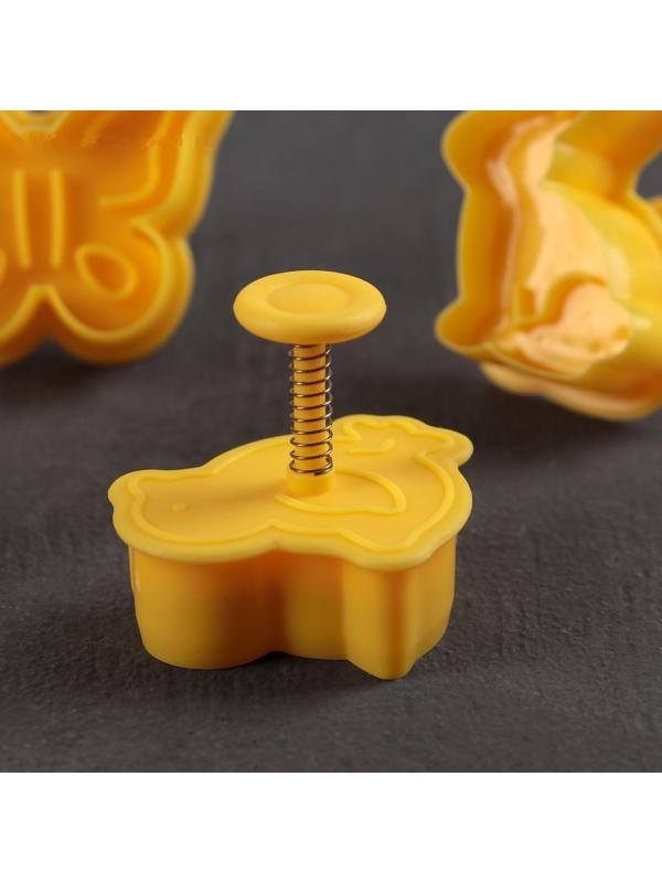 Набор плунжеров кондитерских Доляна «Малыши», 4 шт, 5×5 см