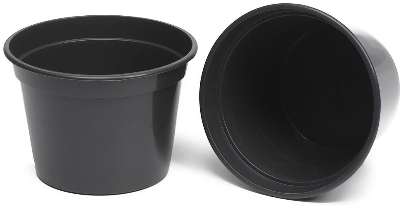 Горшок для рассады, 800 мл, d = 13 см, h = 10 см, МИКС