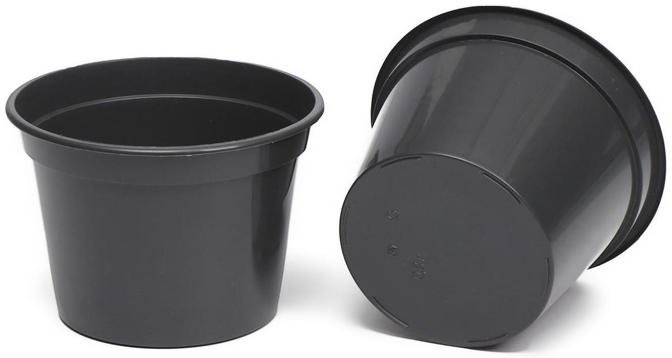 Горшок для рассады, 800 мл, d = 13 см, h = 10 см, МИКС