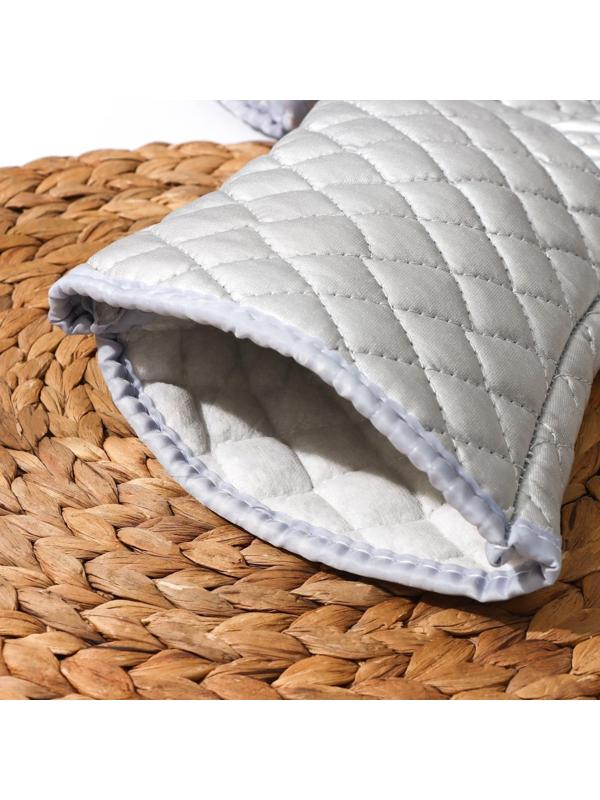 Набор прихваток «Профи», 2 шт, 37,5×17,5×2 см, цвет серый