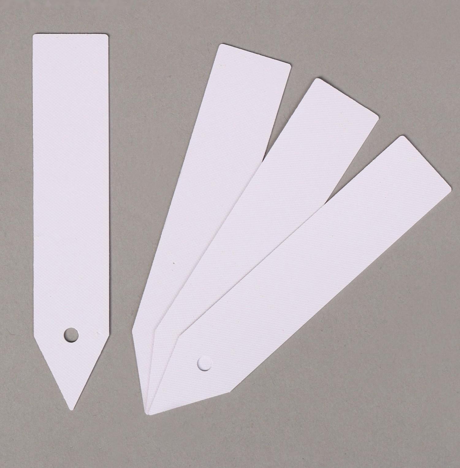 Бирки садовые для маркировки, 10 см, набор 20 шт., пластик, белые, Greengo