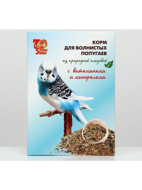 Корм Seven Seeds для волнистых попугаев, с витаминами и минералами 500 г