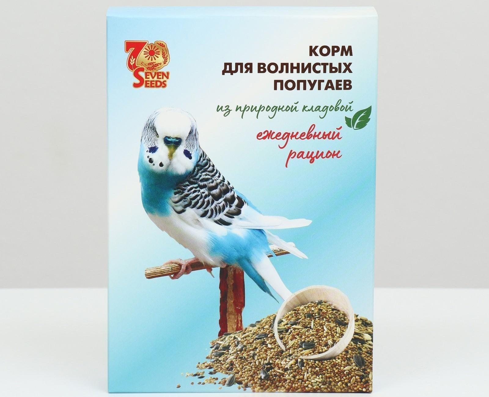 Корм Seven Seeds для волнистых попугаев, 500 г