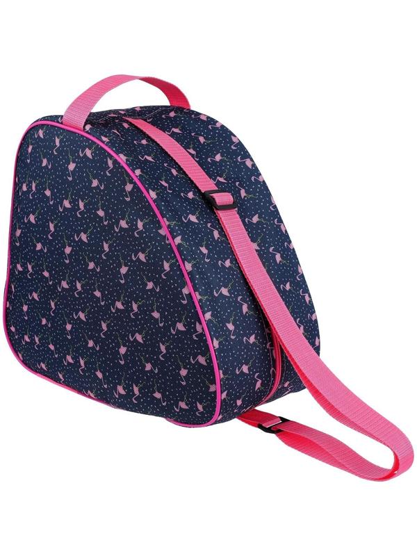 Сумка для ледовых и роликовых коньков, размер 31 х 17,5 х 28 см, цвета микс
