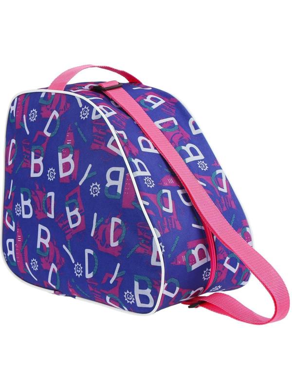 Сумка для ледовых и роликовых коньков, размер 31 х 17,5 х 28 см, цвета микс