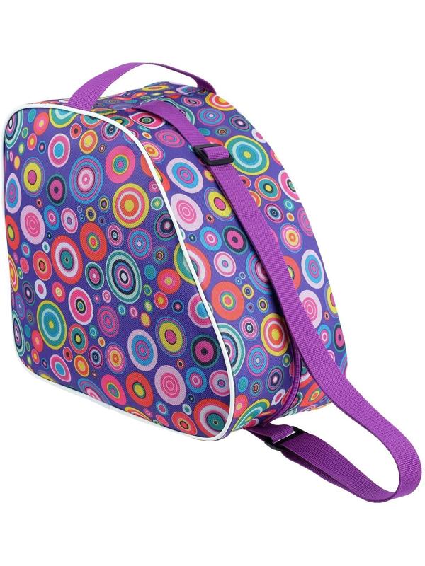 Сумка для ледовых и роликовых коньков, размер 31 х 17,5 х 28 см, цвета микс