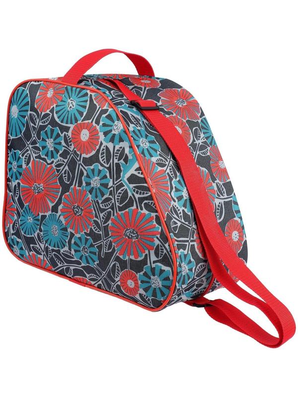 Сумка для ледовых и роликовых коньков, размер 31 х 17,5 х 28 см, цвета микс