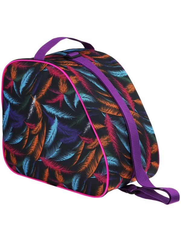 Сумка для ледовых и роликовых коньков, размер 31 х 17,5 х 28 см, цвета микс