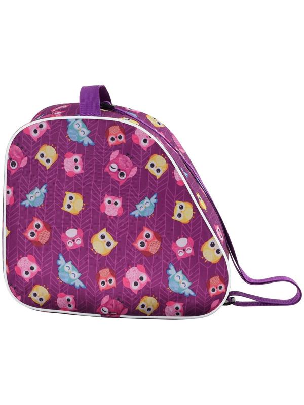 Сумка для ледовых и роликовых коньков, размер 31 х 17,5 х 28 см, цвета микс