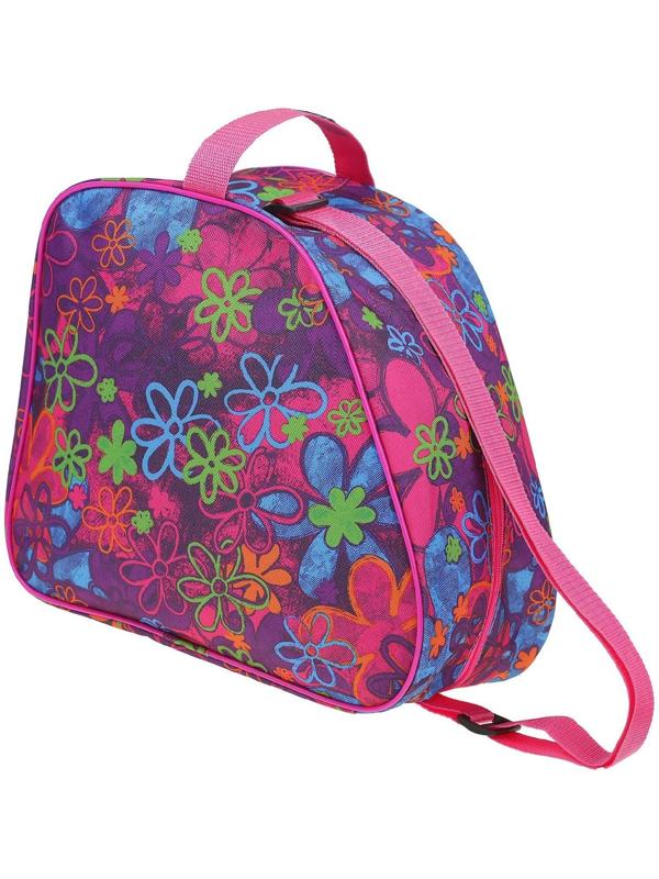 Сумка для ледовых и роликовых коньков, размер 31 х 17,5 х 28 см, цвета микс