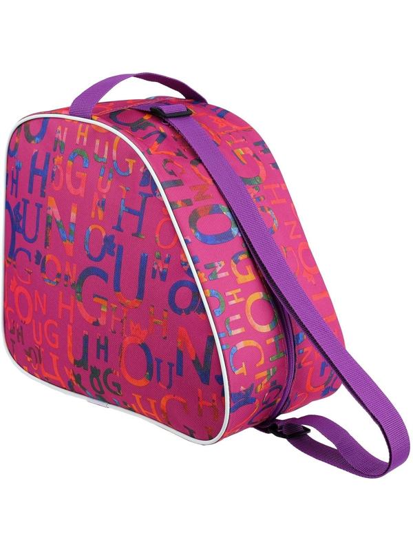 Сумка для ледовых и роликовых коньков, размер 31 х 17,5 х 28 см, цвета микс