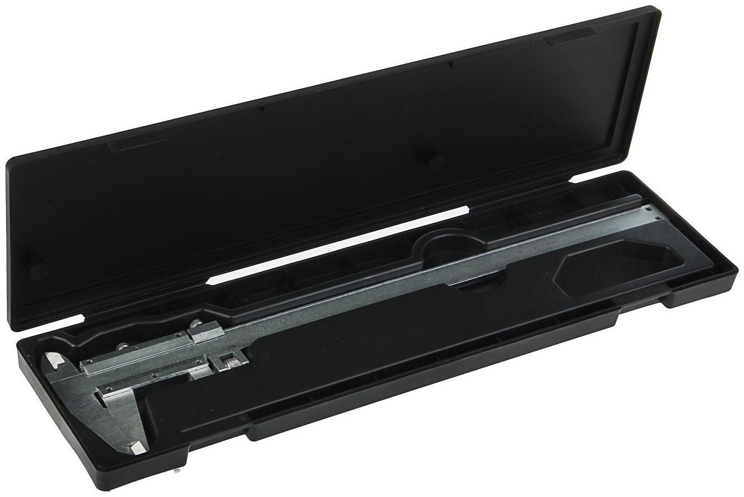 Штангенциркуль Matrix, 250 мм, цена деления 0,02 мм, металлический, с глубиномером