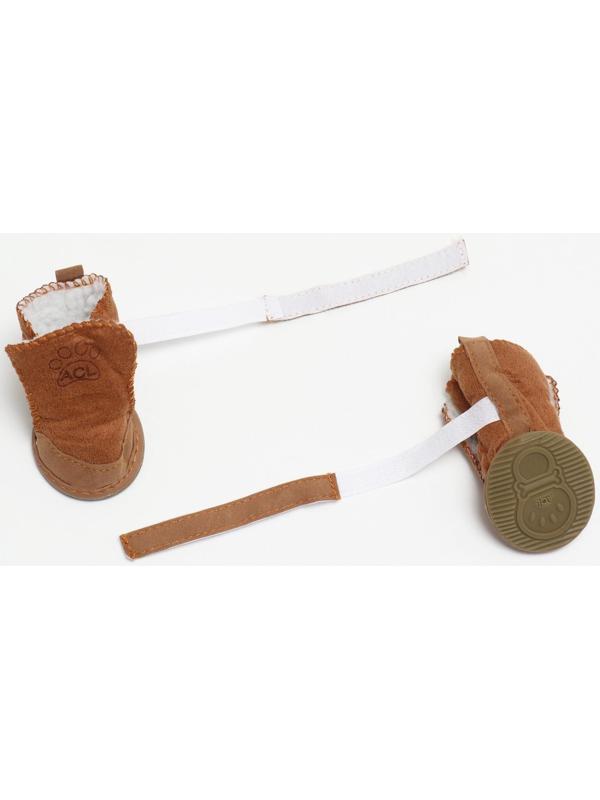 Ботинки Элеганс, набор 4 шт, размер 5 (подошва 6 х 5 см) коричневые